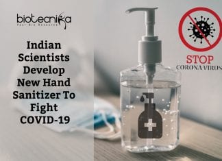 New Hand Sanitizer By IHBT scientists