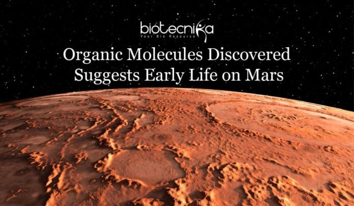 Curiosity Rover discovered thiophenes, organic molecules discovered on Mars