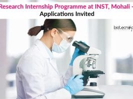 Research Internship Programme