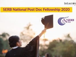 SERB-National Post Doc Fellowship