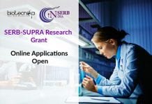 SERB-SUPRA Research Grant