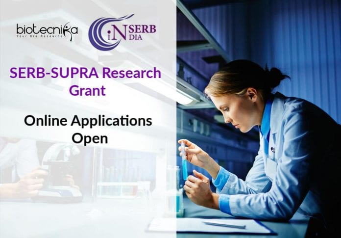 SERB-SUPRA Research Grant