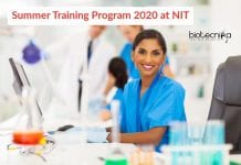Summer Training Program 2020 at Dept of Bioengineering, NIT Agartala Summer Training Program 2020