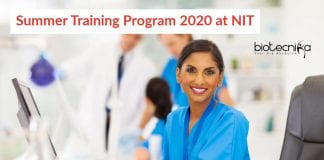 Summer Training Program 2020
