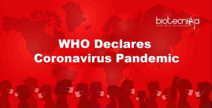 WHO Declares Coronavirus Pandemic