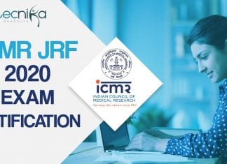 ICMR JRF 2020 Exam Notification – Eligibility, Revised Application Details & Deadline