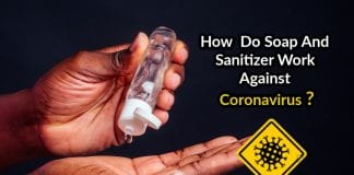how soap and sanitizer kill coronavirus