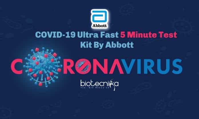Abbott Coronavirus Test Kit 