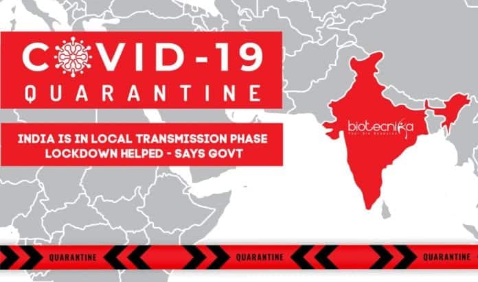 coronavirus transmission phase in india
