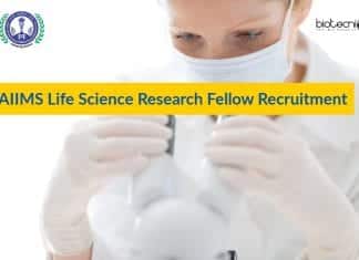 AIIMS Life Science Research Fellow Recruitment – Apply Online AIIMS Life Science Research Fellow Recruitment - Apply Online