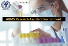 AIIMS Research Assistant Recruitment – Applications Invited AIIMS Research Assistant Recruitment