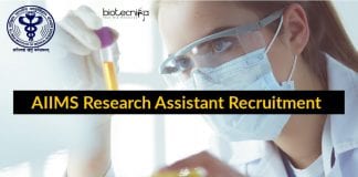 AIIMS Research Assistant Recruitment