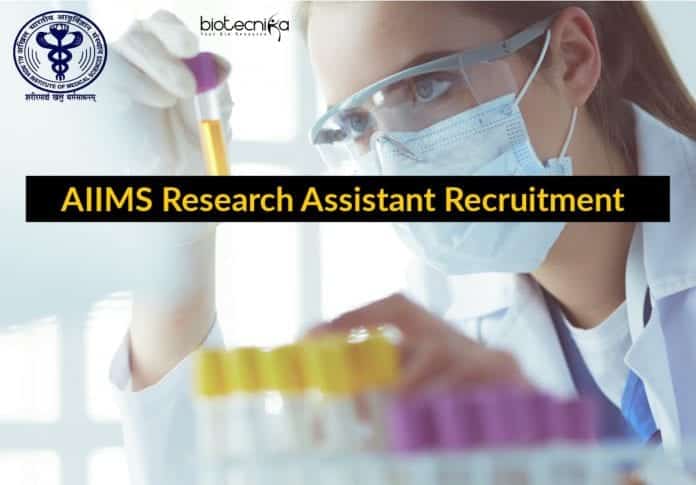 AIIMS Research Assistant Recruitment