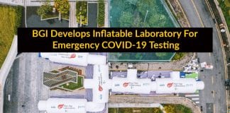 BGI Develops Inflatable Laboratory