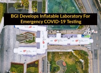 BGI Develops Inflatable P2 Laboratory for Emergency COVID-19 Testing BGI Develops Inflatable Laboratory