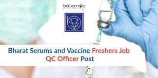 Bharat Serums and Vaccine Freshers