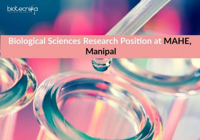 Biological Sciences Research Position