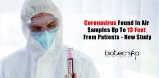 Coronavirus found in air samples