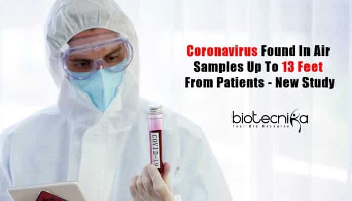 Coronavirus found in air samples