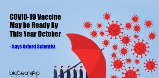 COVID-19 Vaccine Available By October