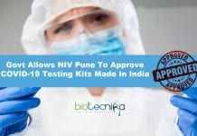 Govt Allows NIV Pune To Approve COVID-19 Testing Kits Made In India COVID-19 testing kits made in India