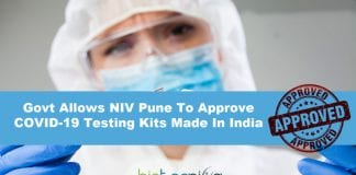 COVID-19 testing kits made in India