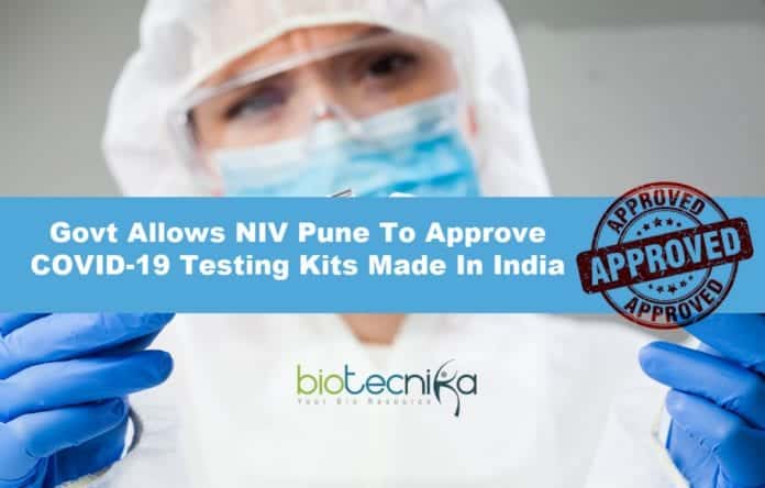 COVID-19 testing kits made in India