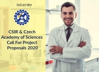 CSIR & Czech Academy of Sciences Call For Project Proposals 2020 CSIR & Czech Academy