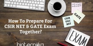 How To Prepare For CSIR NET & GATE Exam Together