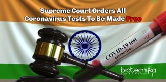 Coronavirus Tests Should Be Made Free