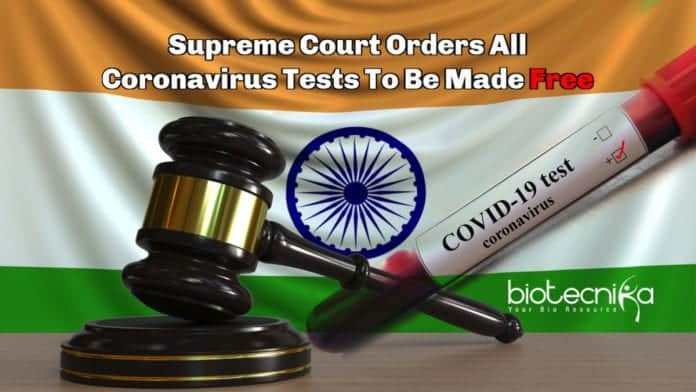 Coronavirus Tests Should Be Made Free
