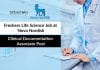 Freshers Life Science Job at Novo Nordisk – Clinical Documentation Associate Post Freshers Life Science Job