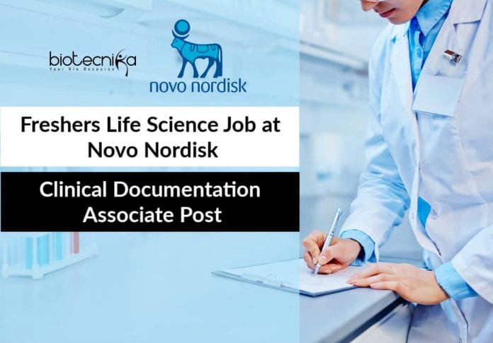 Freshers Life Science Job