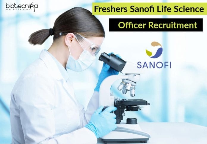 Freshers Sanofi Life Science