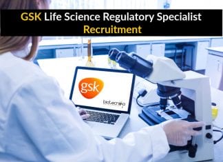 GSK Life Science Regulatory Specialist Recruitment – Apply Online GSK Life Science