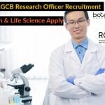 Govt RGCB Research Officer Recruitment – Biotech & Life Science Apply Govt RGCB Research Officer
