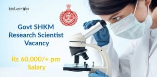 Govt SHKM Research Scientist