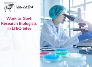 Work as Govt Research Biologists in LTEO Sites – ZSI Hiring Govt ZSI Hiring