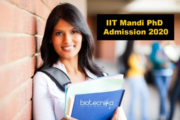 IIT Mandi PhD Admission