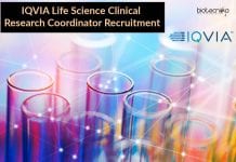 IQVIA Life Science Clinical Research Coordinator Recruitment IQVIA Life Science Clinical