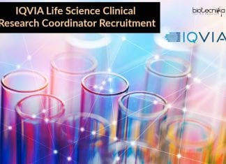 IQVIA Life Science Clinical Research Coordinator Recruitment IQVIA Life Science Clinical