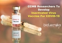 CCMB Researchers Set To Develop Inactivated Virus Vaccine For Novel Coronavirus Inactivated Covid19 Vaccine By CCMB