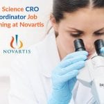 Life Science CRO Coordinator Job Opening at Novartis Life Science Clinical Research