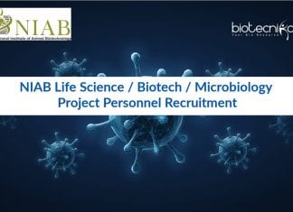 NIAB Vacancies Latest