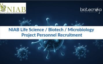 NIAB Vacancies Latest
