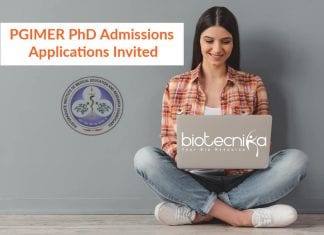 PGIMER PhD Admissions