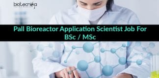 Pall Bioreactor Application Scientist