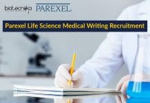 Parexel Life Science Medical Writing Recruitment – Apply Online Parexel Life Science Vacancy