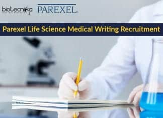 Parexel Life Science Medical Writing Recruitment – Apply Online Parexel Life Science Vacancy
