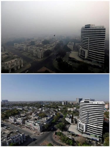 Air pollution lowest in 20 years
